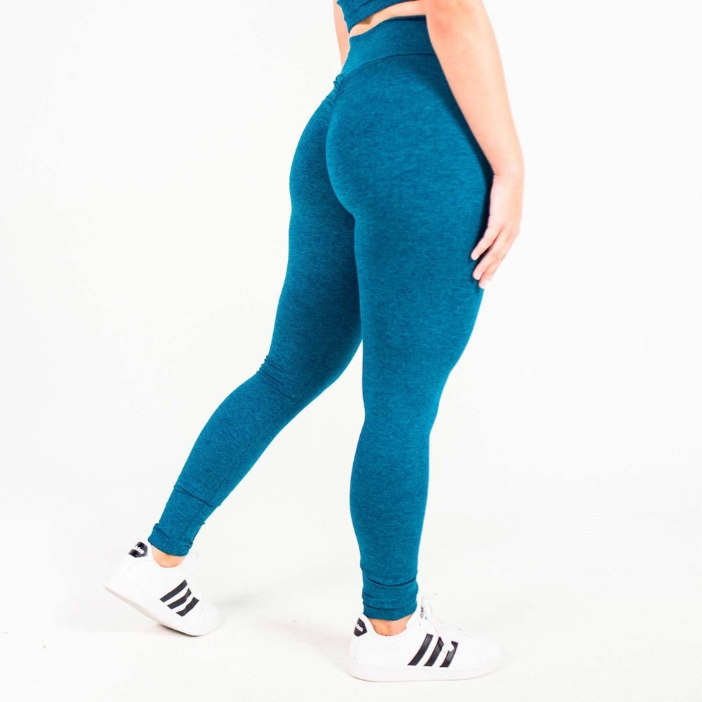 Celestial Bodiez Scrunch Butt Leggings Sz Med Teal